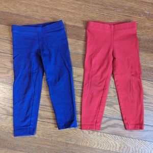 2 pairs of Primary baby leggings